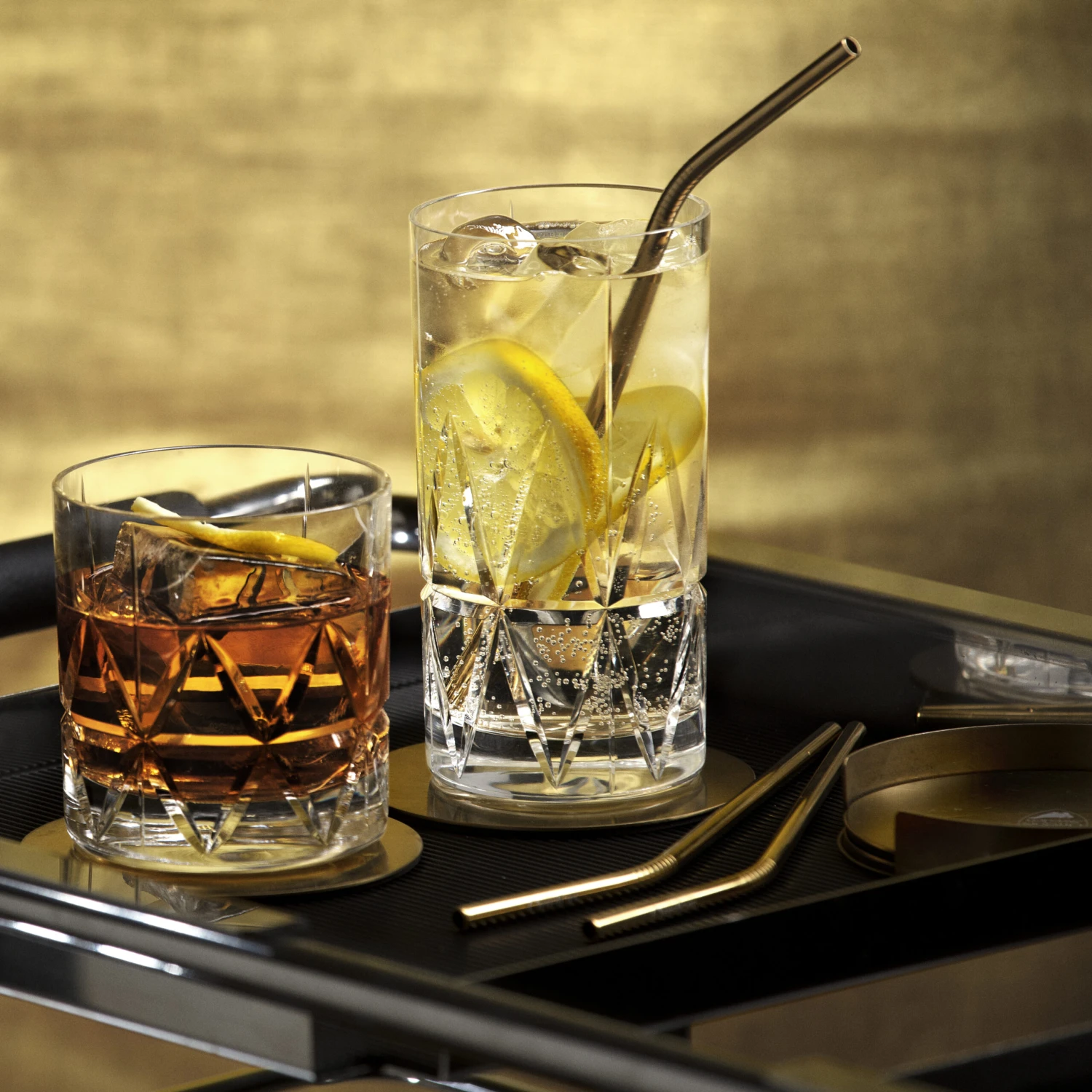 Orrefors Peak Onderzetters Met Houder 4-pack 5 Orrefors Peak Onderzetters Met Houder 4-pack - Afbeelding 3