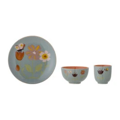 Bloomingville Meadow Kinderservies Aardewerk 3-delig -Woonwinkel 576803 01 20 ProductImageExtra 0efe9d8758