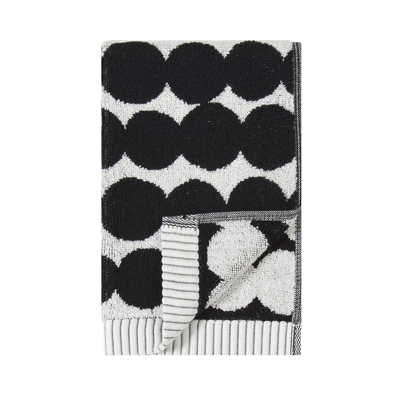 Marimekko Räsymatto Handdoek Zwart 3 Marimekko Räsymatto Handdoek Zwart - Afbeelding 2