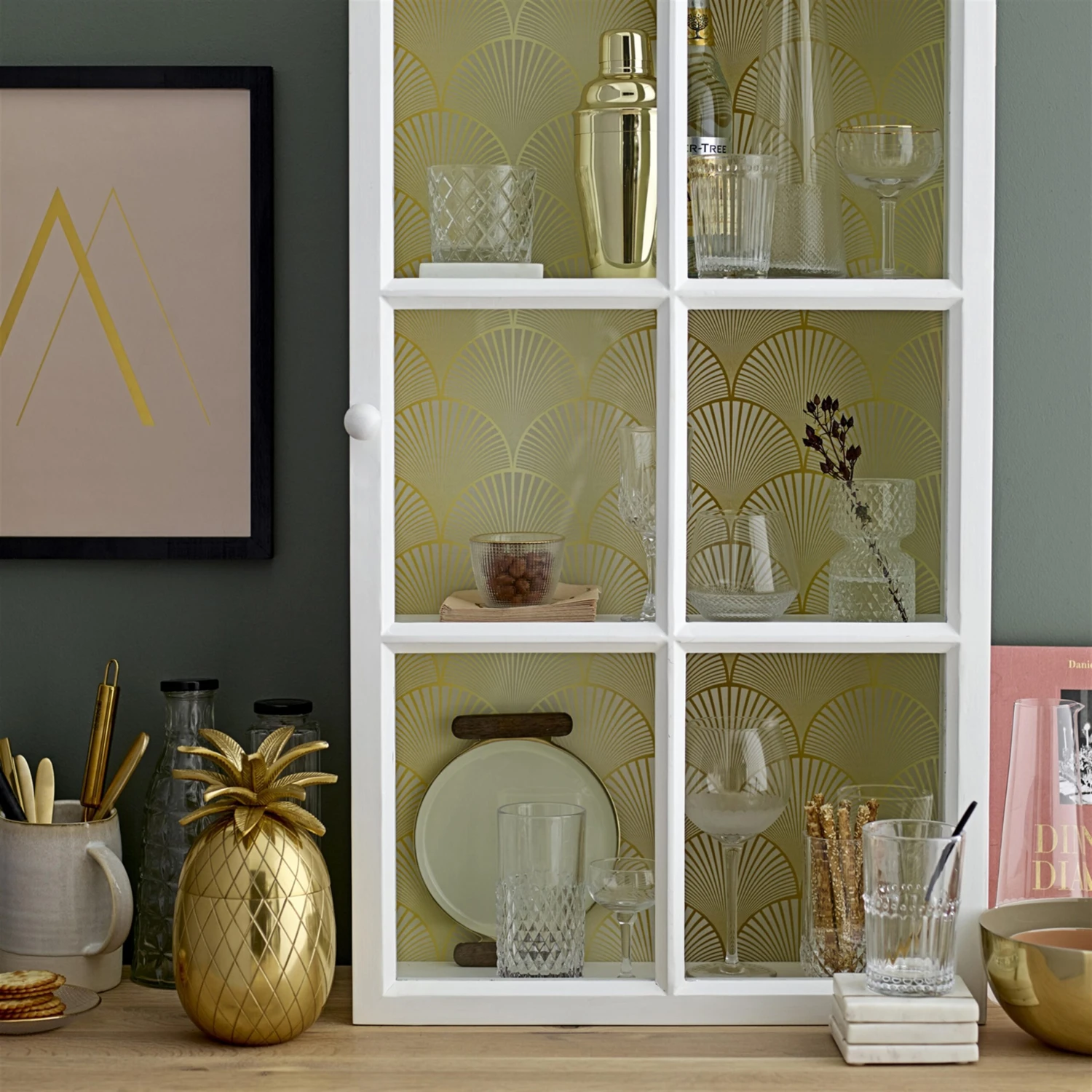 Bloomingville Ananas Ijsemmer 4 Bloomingville Ananas Ijsemmer - Afbeelding 2